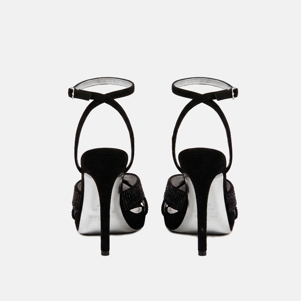 Super Flea Market+Givenchy+black strass heels +Blanca Padilla 1